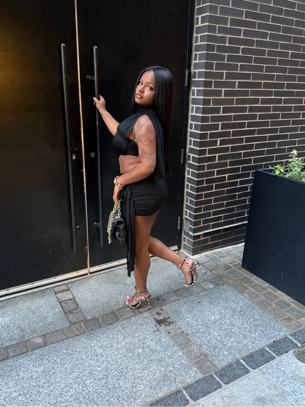 Celestia halter dress